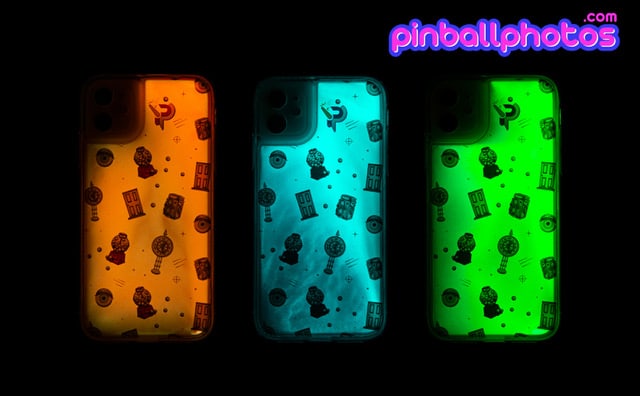 Pinball Photos Phone Cases Glow In The Dark