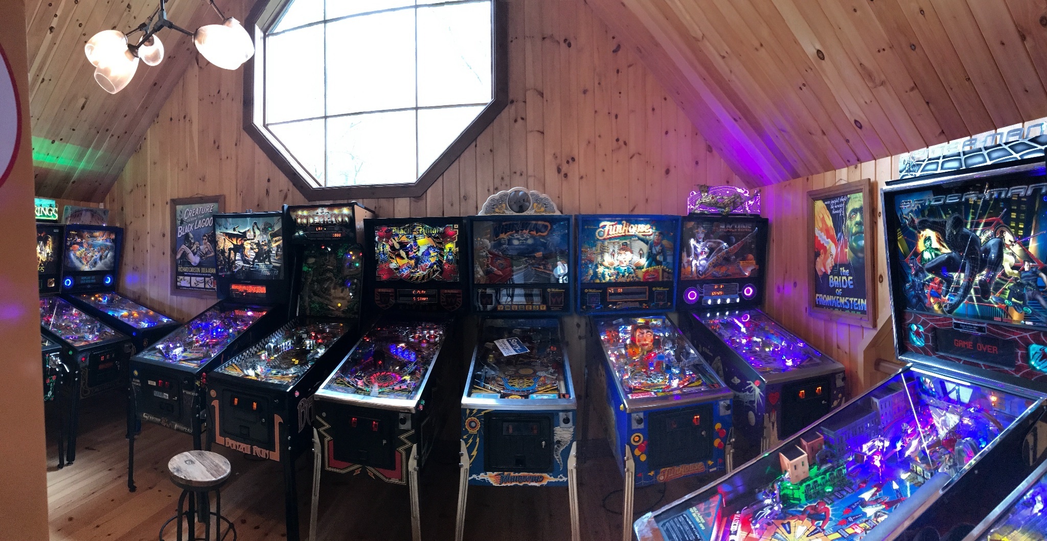 pinball game room