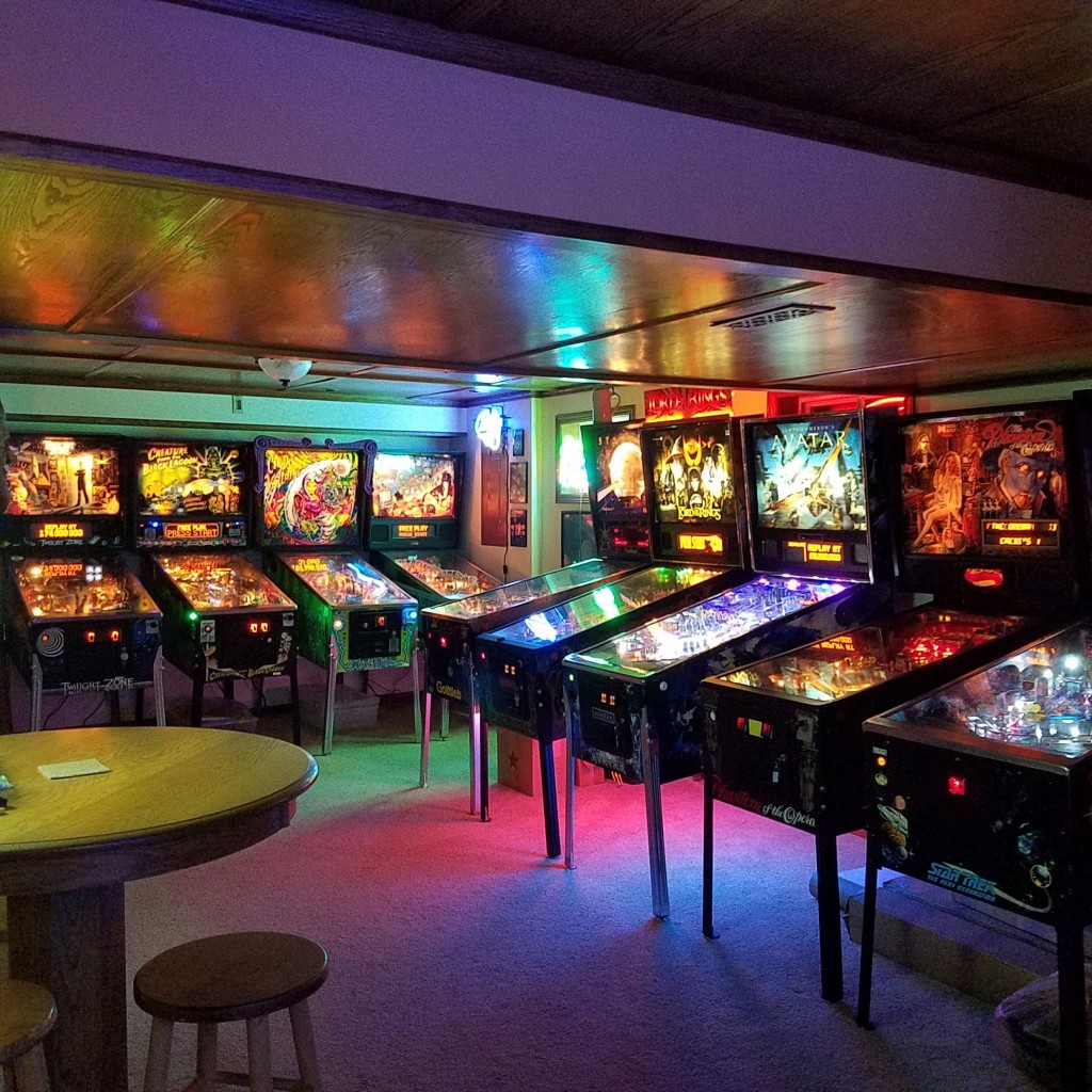 pinball game room