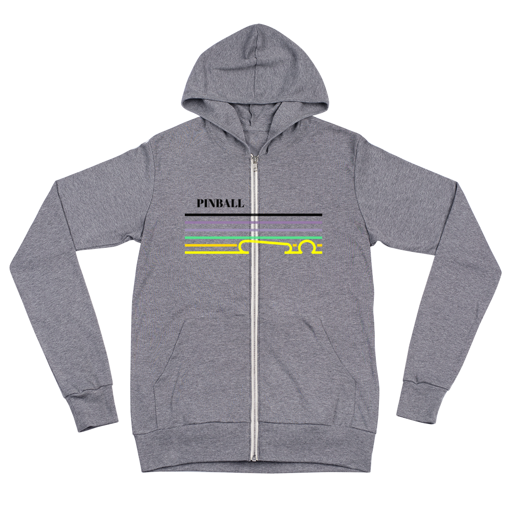 Silverball Swag - Pinball Lines Zip Hoodie