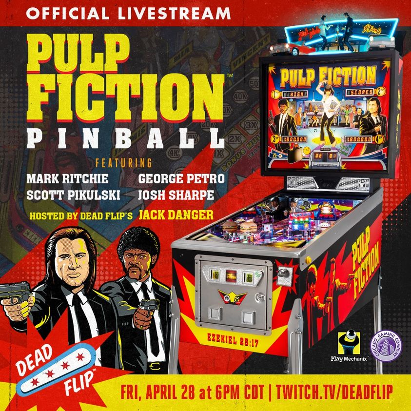 THIS WEEK IN PINBALL 5/1/23 Pulp Fiction Gameplay, Cactus Canyon