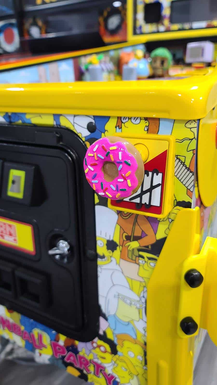 Simpsons Pinball Party Donut Shooter Rod