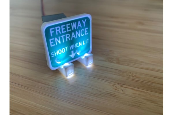 The Getaway Left Switch Cover Freeway Sign